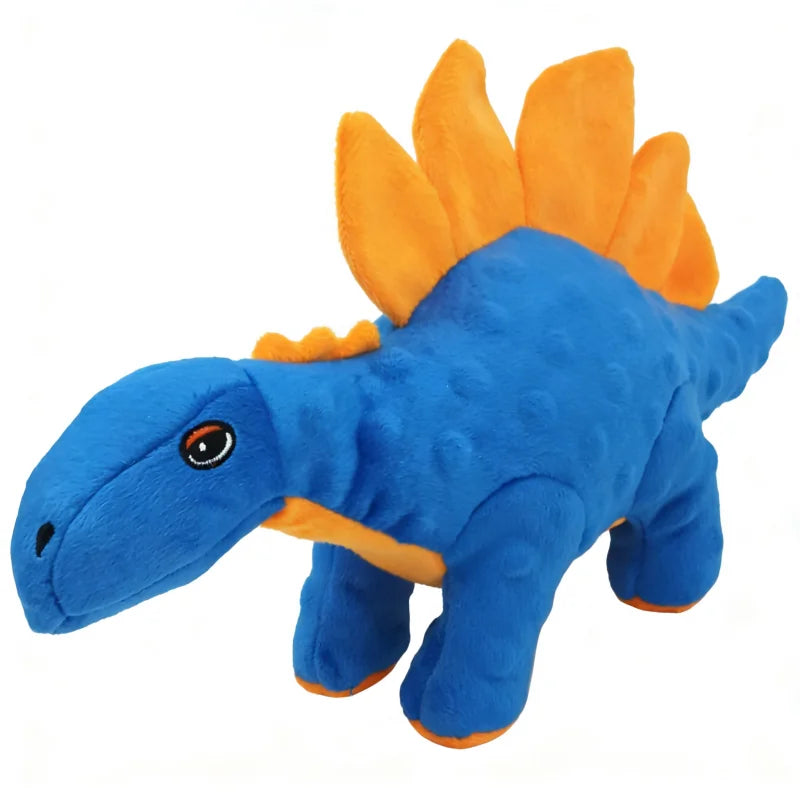 Pet Supplies Dinosaur Toys Dog Tough Toys  Plush Dog Toy Dog Squeak Toys Pet Tooth Chew Toy Suitable For Small Medium Large Dogs