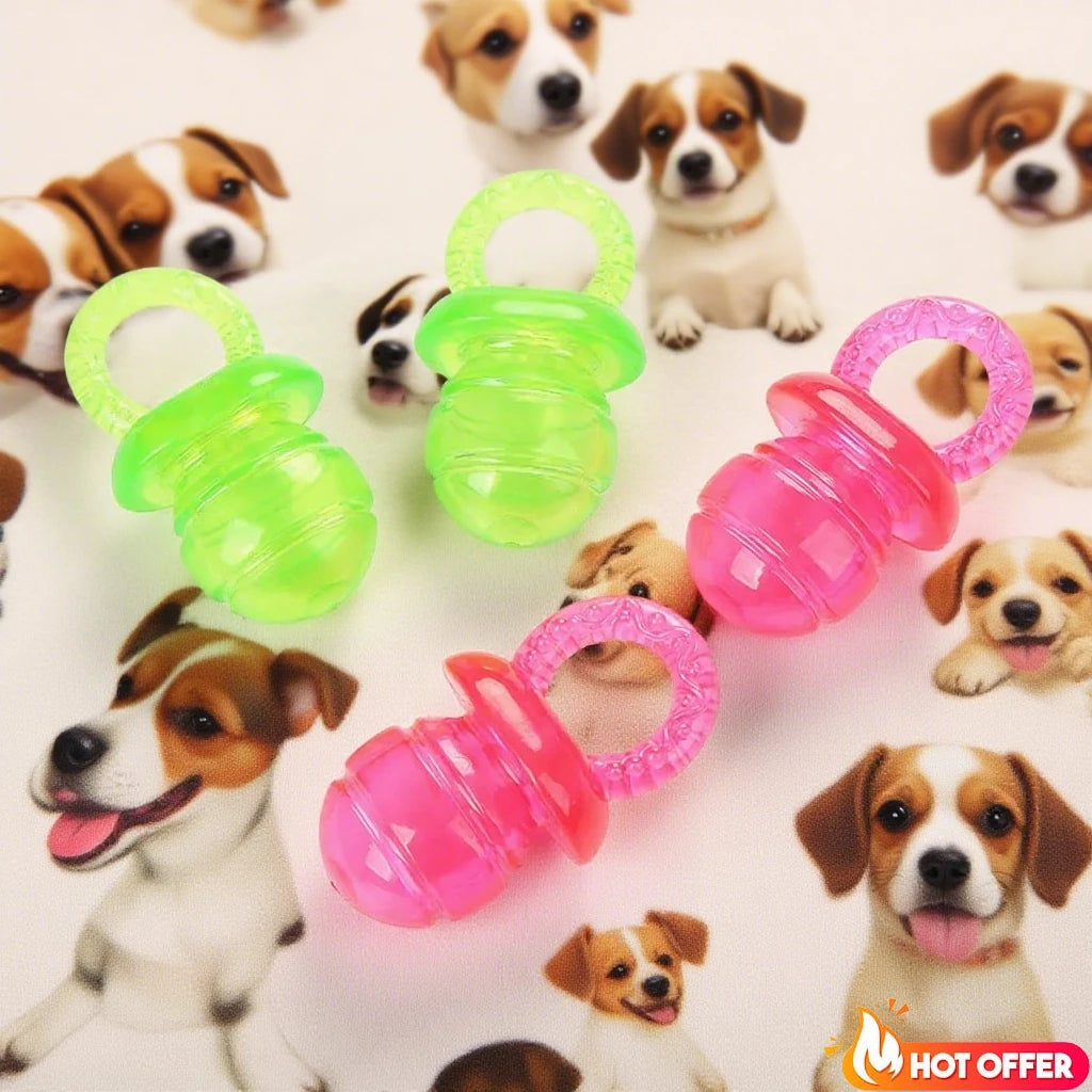 1pcs Pet TPR Pacifier Dog Toy Interactive Soother Pet Dog Chew Toys Teeth Molar Reducing Pressure Pet Supplies