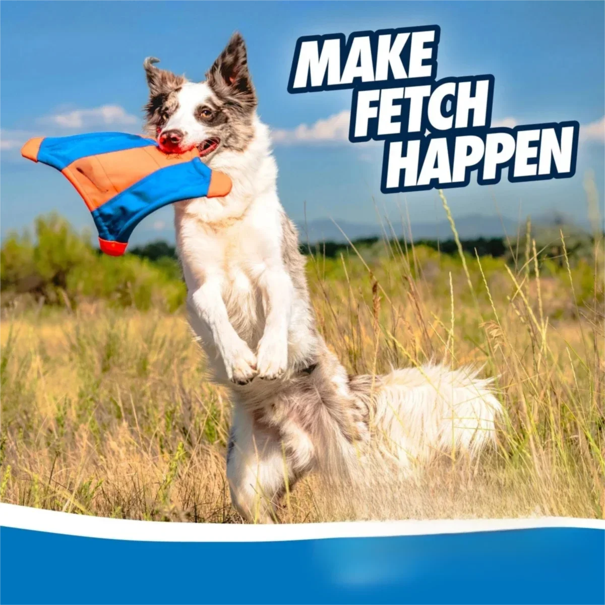 Pet supplies Flying Squirrel Dog Toy, Color Varies, Medium Training equipment