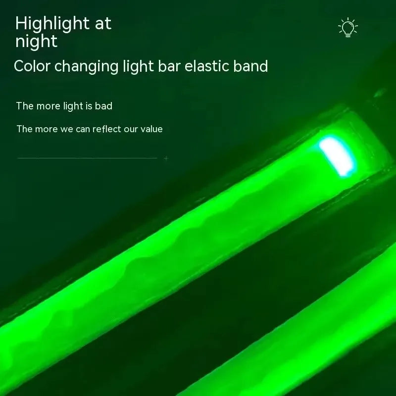 Pet Supplies Explosion-proof Flush Traction 8 Gears Color Changing Led Light Chest Braces Clothes Pet Collars