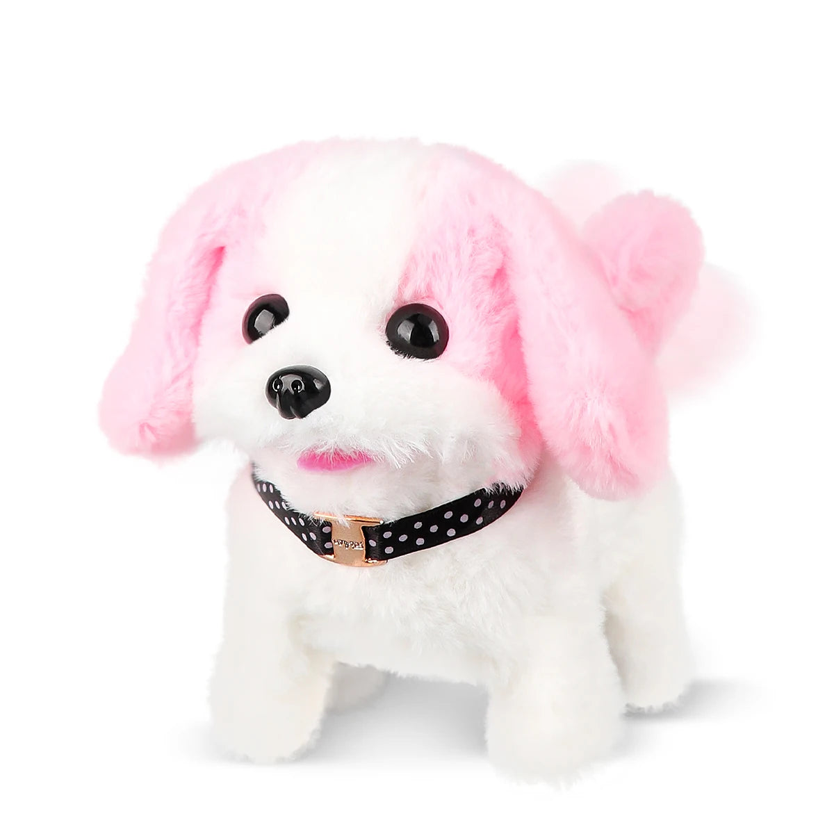 1Pc Simulation Electric Plush Dog Teddy Puppy Walking Sound Nodding Electronic Pet Toy For Boys and Girls Gifts