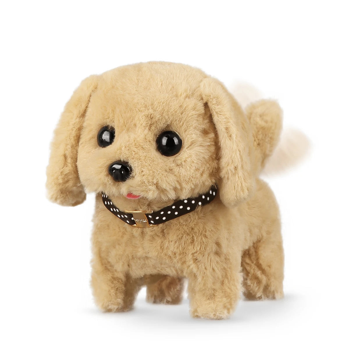 1Pc Simulation Electric Plush Dog Teddy Puppy Walking Sound Nodding Electronic Pet Toy For Boys and Girls Gifts