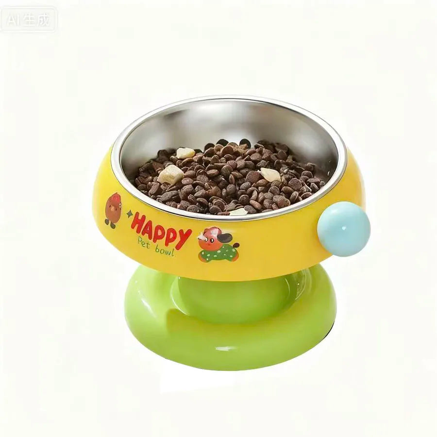 Pet Feeding Mat-Absorbent Pet high feet bowl with Waterproof Rubber Backing Quick Dry Water Mat for Dog Cat supplies