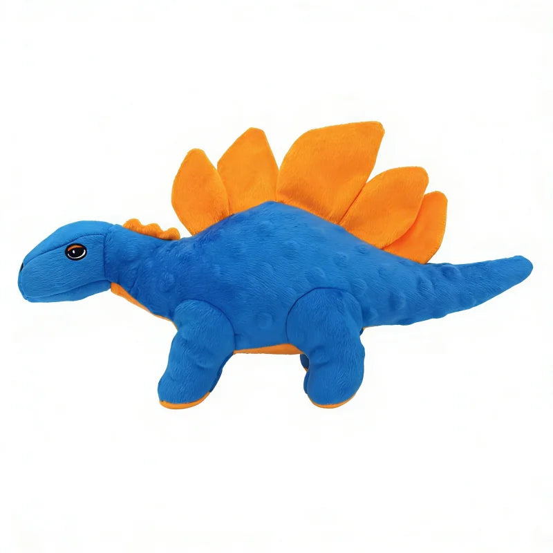 Pet Supplies Dinosaur Toys Dog Tough Toys  Plush Dog Toy Dog Squeak Toys Pet Tooth Chew Toy Suitable For Small Medium Large Dogs