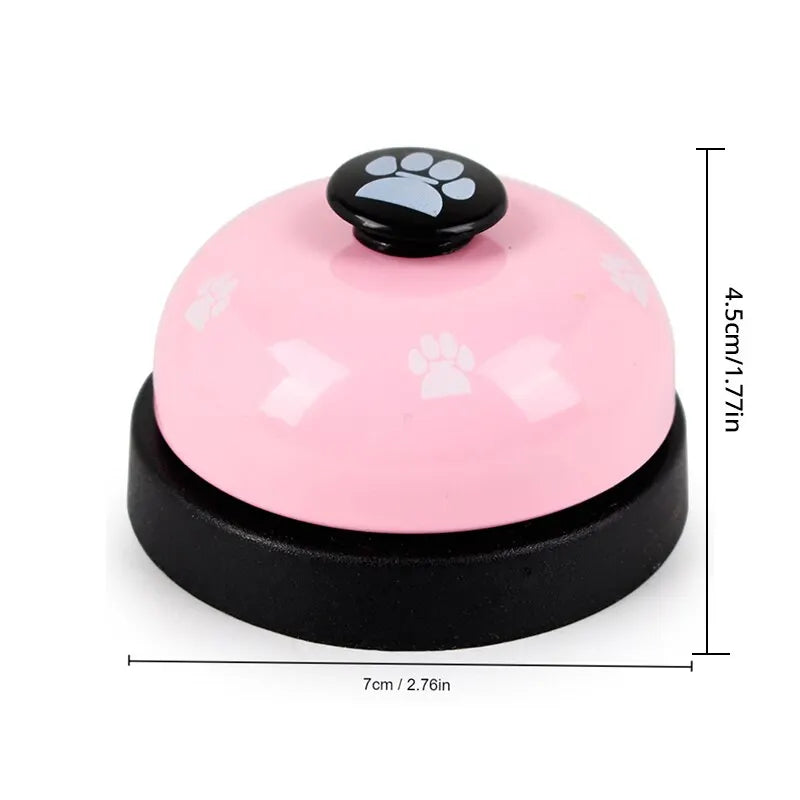 1pc Pet Toy Training Dinner Small Bell Footprint Dog Toys for Teddy Puppy Pet Call Puppy Accessories Pet Toys