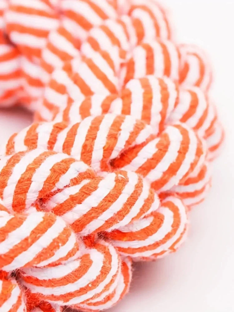 1pc Pet Dog Rope Toy Durable Chew Bite Resistant Interaction Pet Toys Medium Large Dogs Retriever Pitbull Labrador Pet Supplies